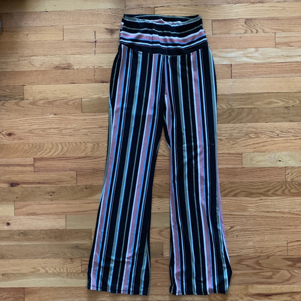 ShoSho Striped Bell Bottoms